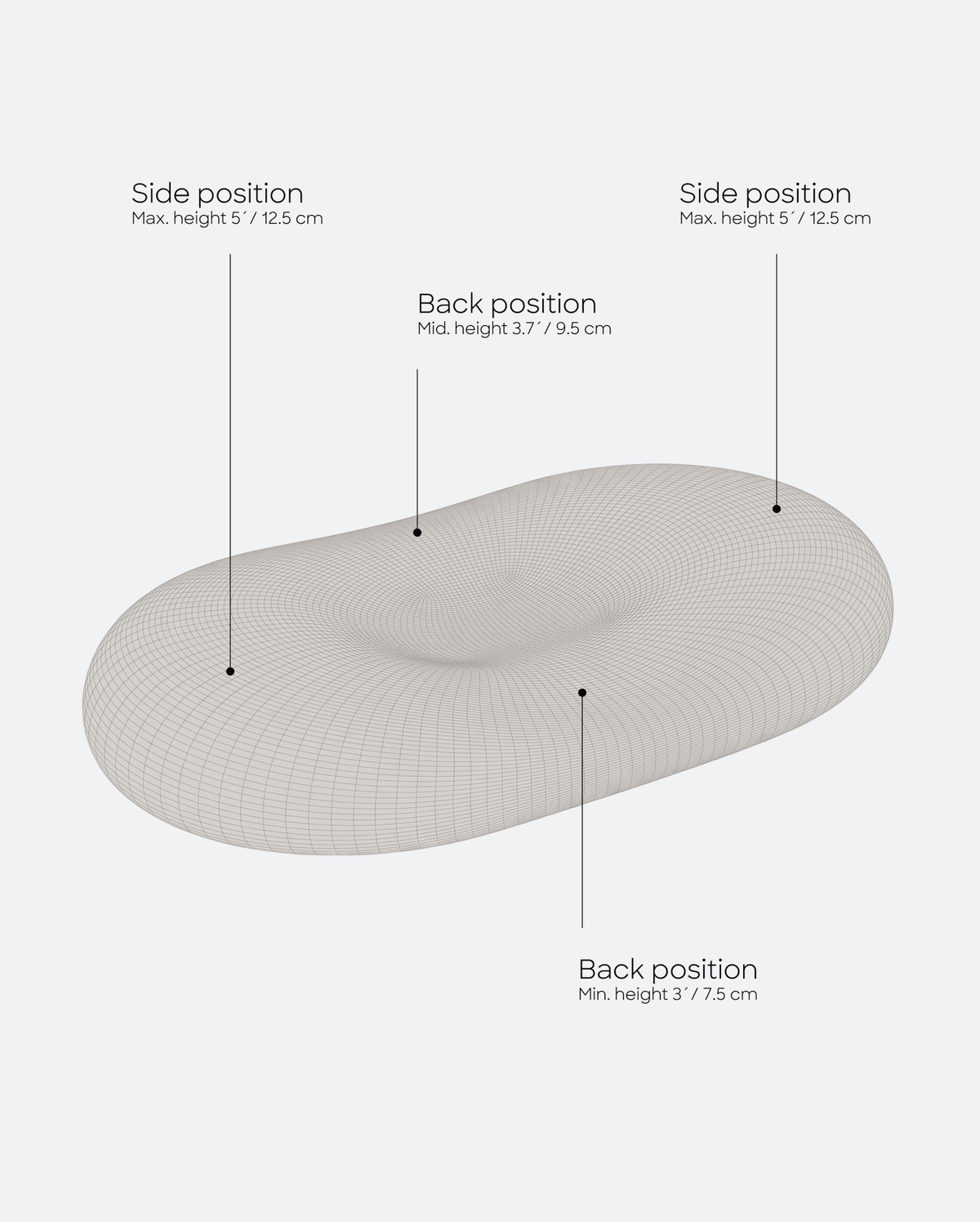 Memory Foam Bed Pillow